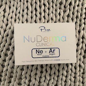 NuDerma Clinical Skin Therapy Wand Portable High Frequency Therapy Machine NWT